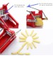 Stainless Steel Kimee Potato Chipper Chips Cutter Double Blades-French Fries Strip Cutting Cutter Machine